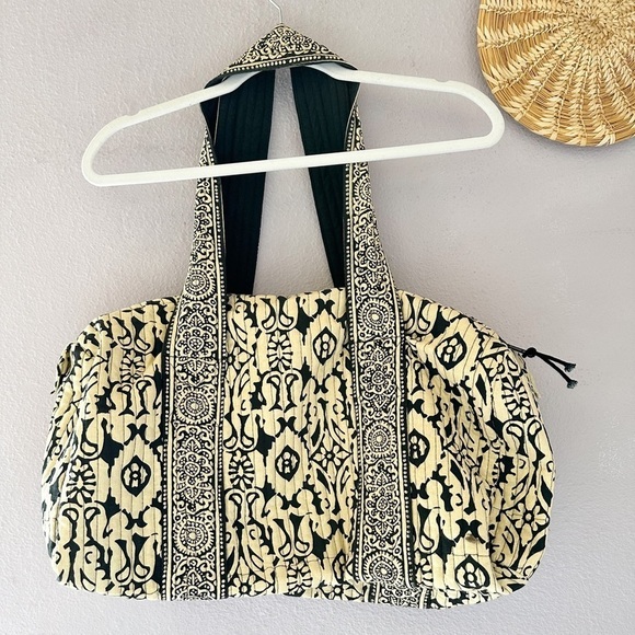 World Market Quilted Duffle Bag Bohemian Style - Picture 15 of 15